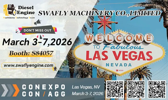 Pozvánka do SWAFLY MACHINERY na CONEXPO-CON/AGG 2026 (Las Vegas)